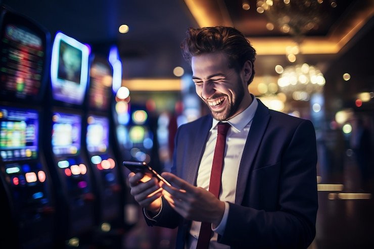 Kartu digital pada meja blackjack MH
